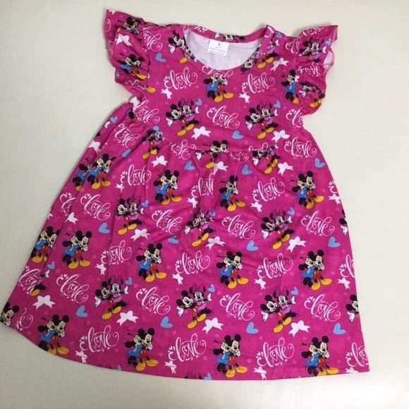 Minnie Mickey Mouse Cute love heart ❤️ dress - Picture 2 of 5